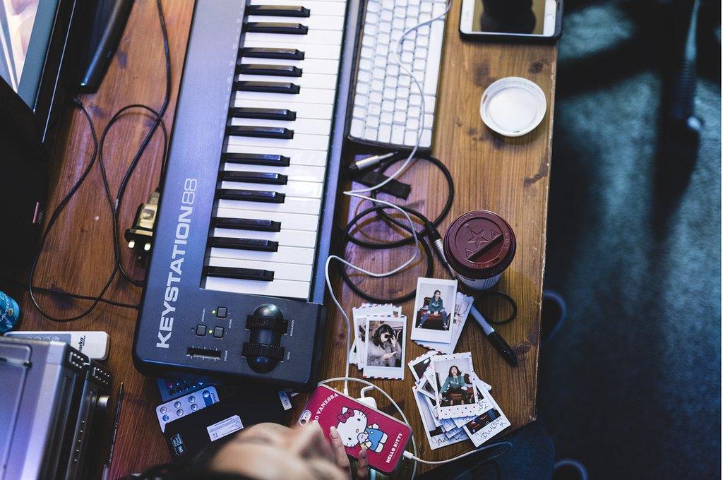 In the studio with Vanessa White