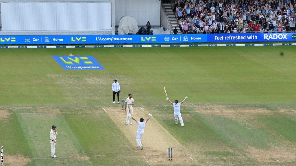 England win Ashes Test at Headingley