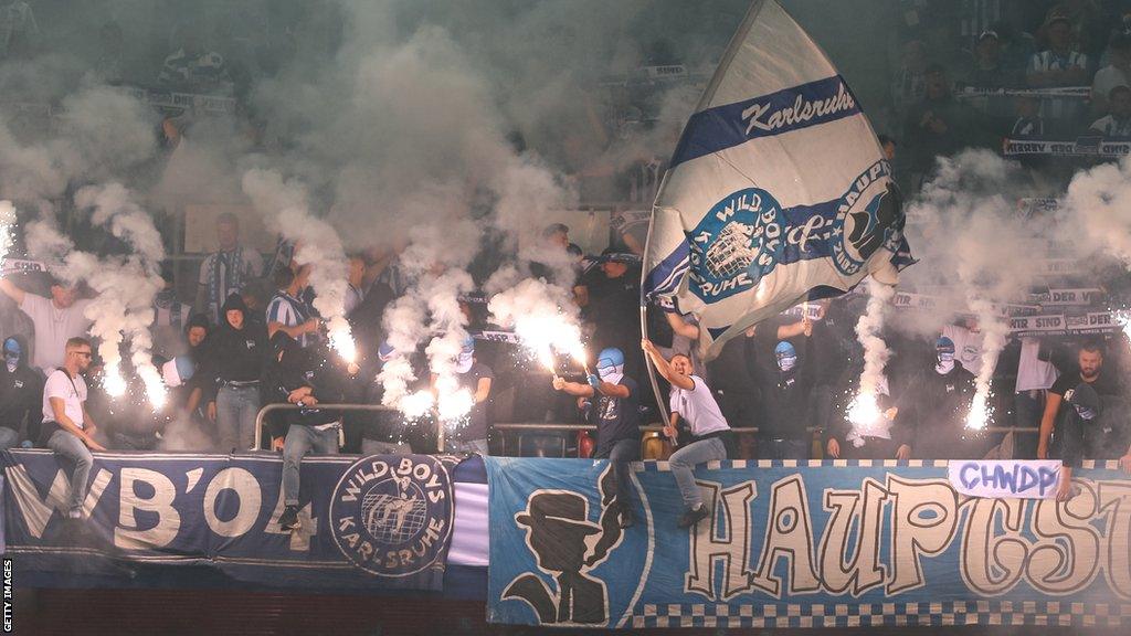 Hertha Berlin supporters