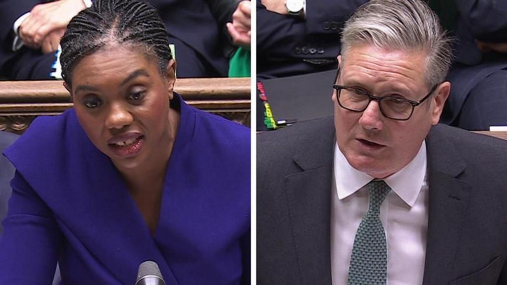 Badenoch and Starmer at PMQs