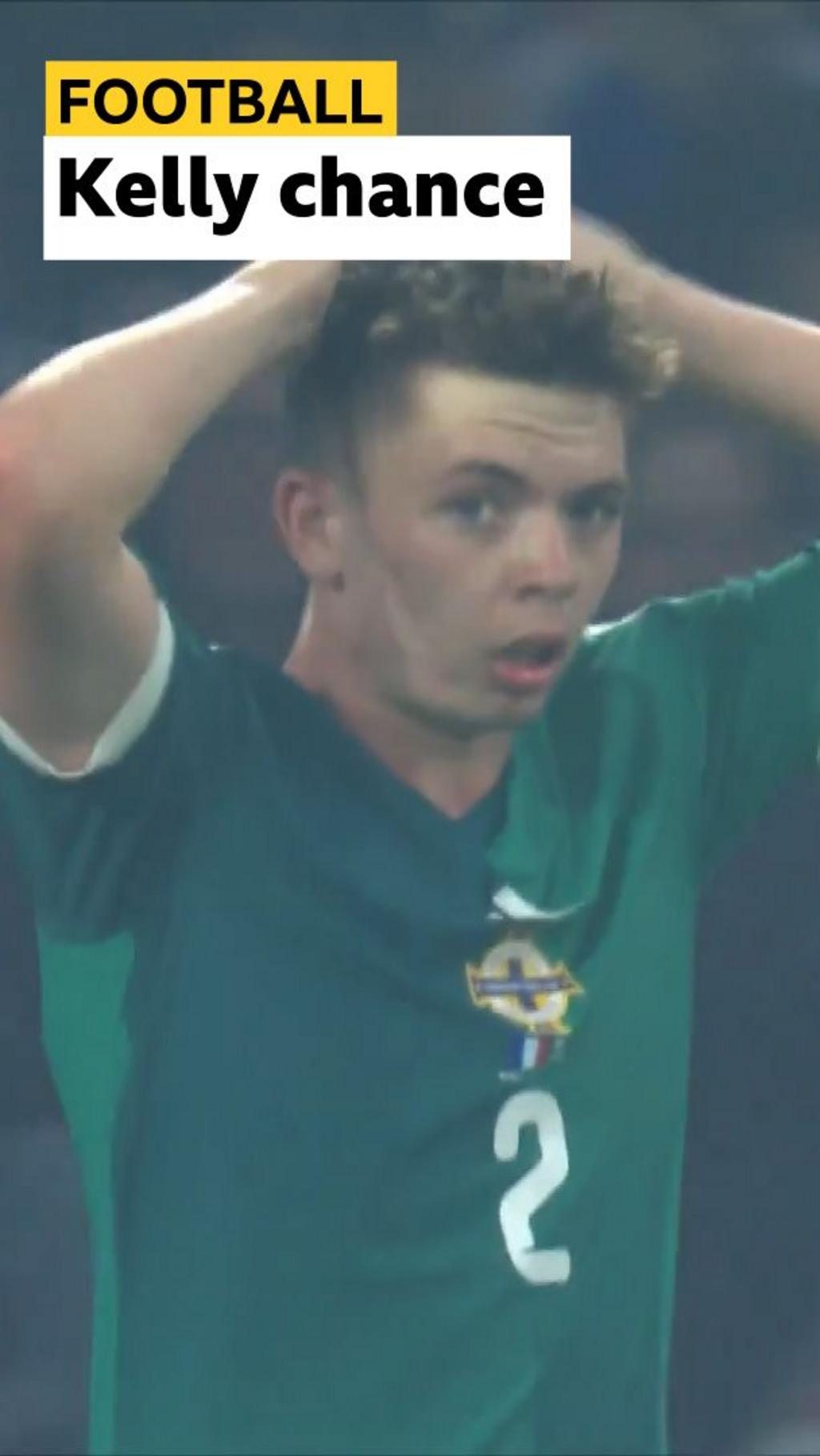 France v Northern Ireland: Patrick Kelly close to scoring his first ...