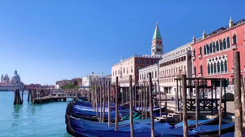 A canal in Venice