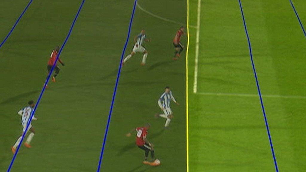 Juan Mata's goal was ruled out via VAR