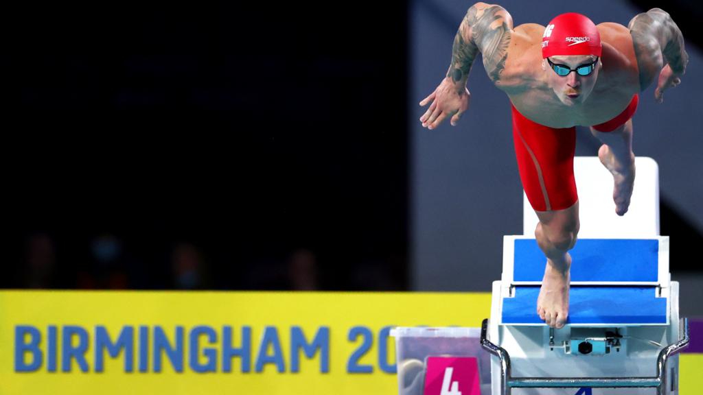 Adam Peaty in action