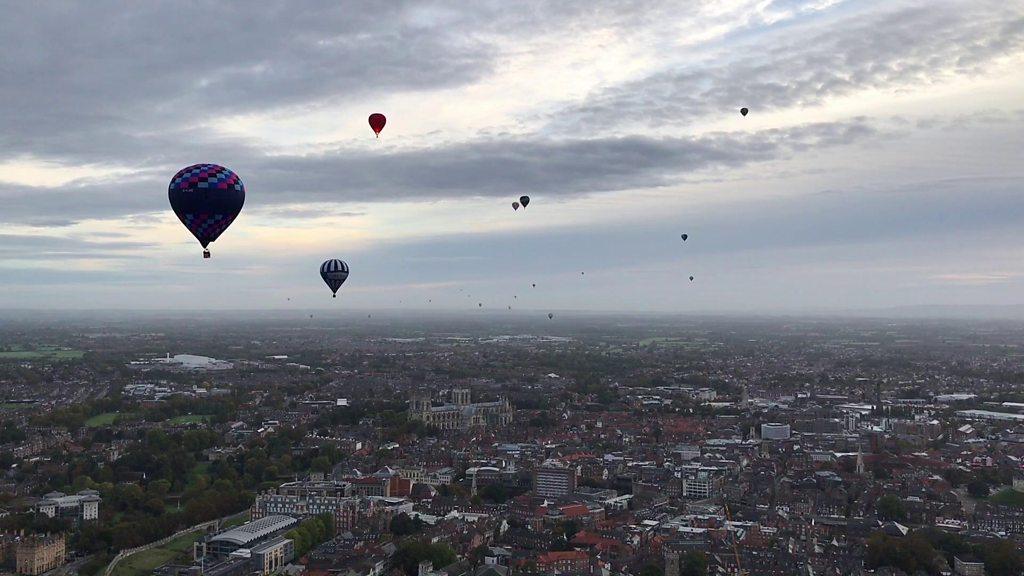 Balloons over York