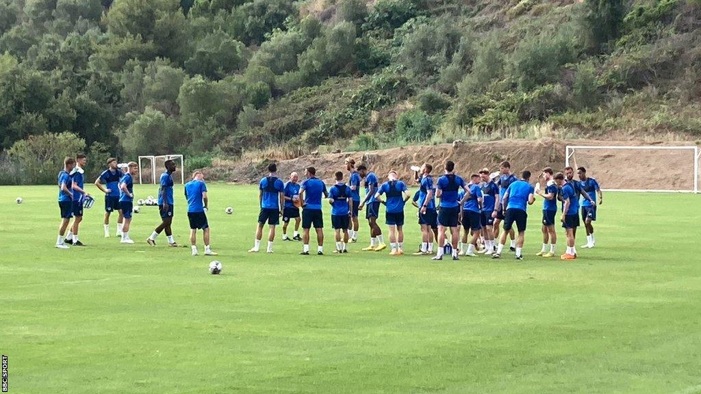 What are Portsmouth getting up to in Spain? BBC Radio Solent commentator Andy Moon gives his thoughts and analysis.