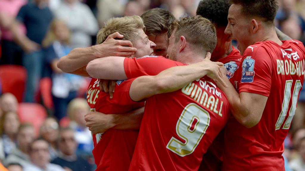 Barnsley celebrate