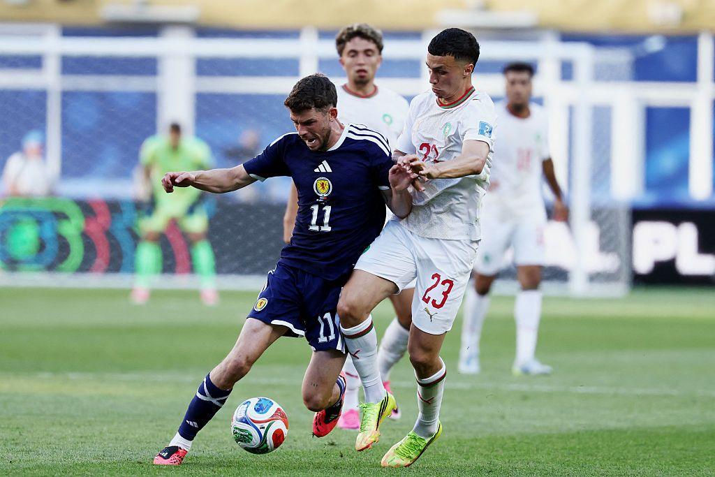 Scotland battled hard and grew into the game either side of the interval