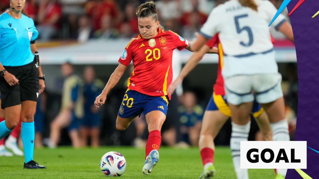 'Picture perfect from Pina!' Spain score second against Switzerland