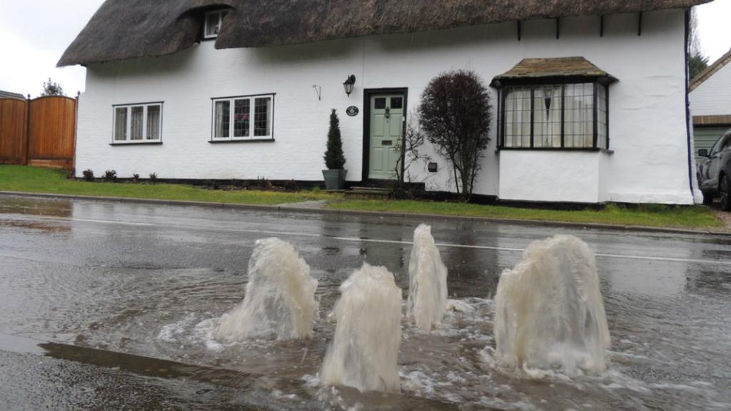 Water bubbles from drains