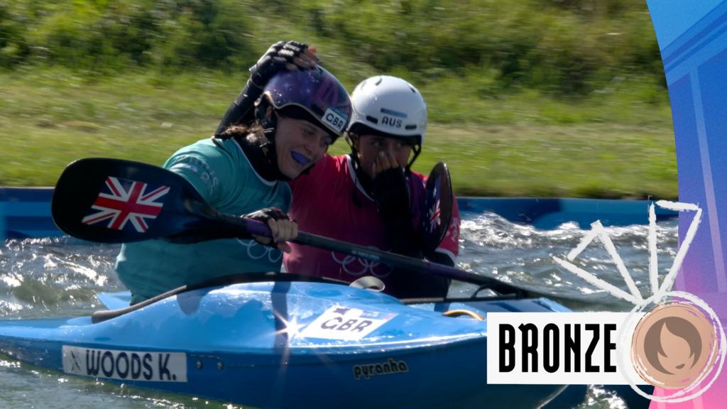 GB's Woods wins kayak cross bronze medal