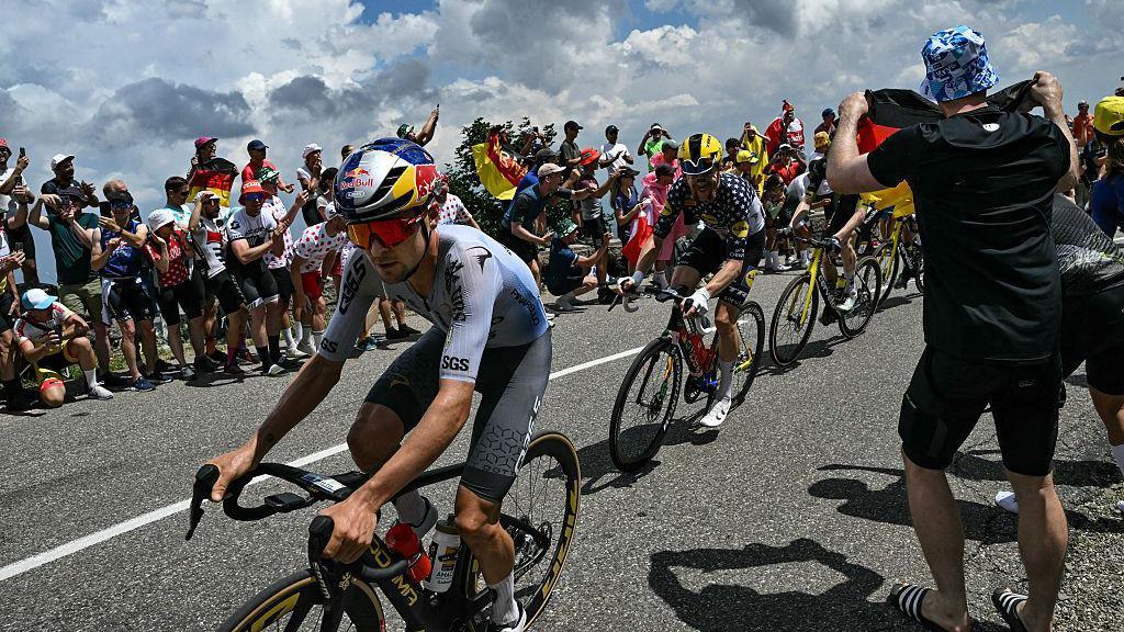 Tom Pidcock on stage 14 of the Tour de France