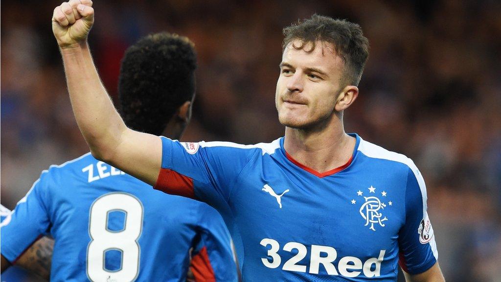 Rangers goalscorer Andy Halliday