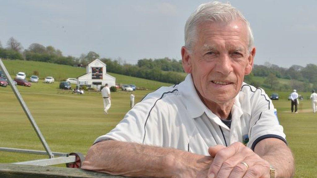 Knypersley's Alan Price is still playing cricket at 80