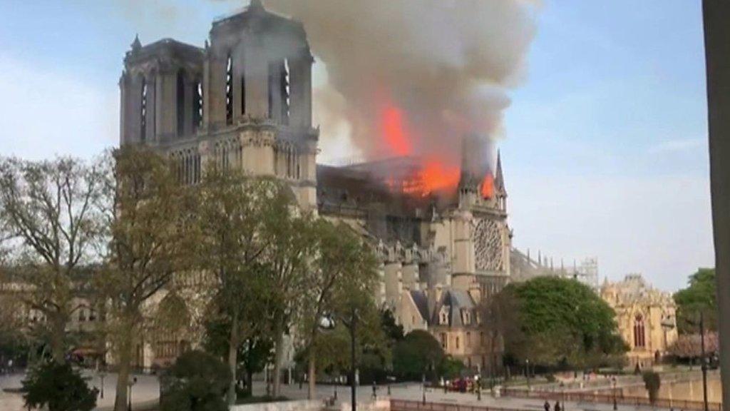 Notre Dame fire