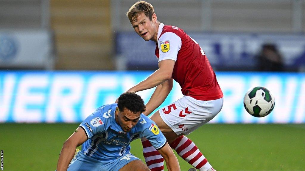 Rob Atkinson (right) of Bristol City