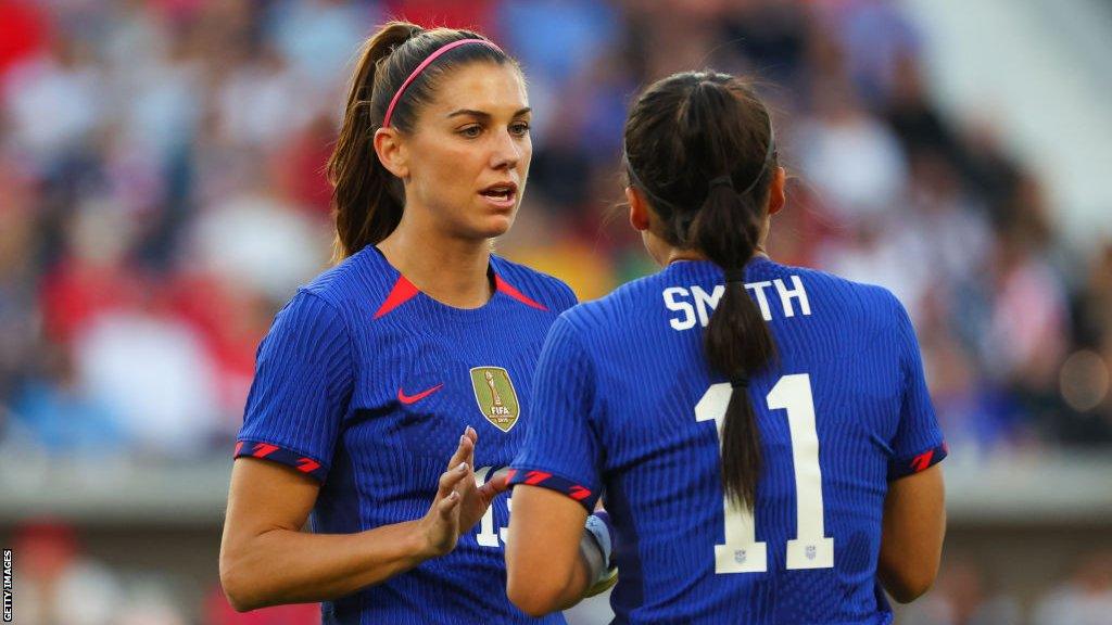 Alex Morgan and Sophia Smith