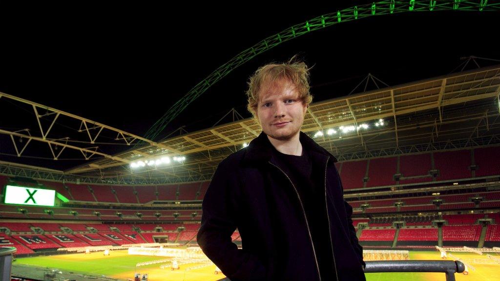 Ed Sheeran at Wembley