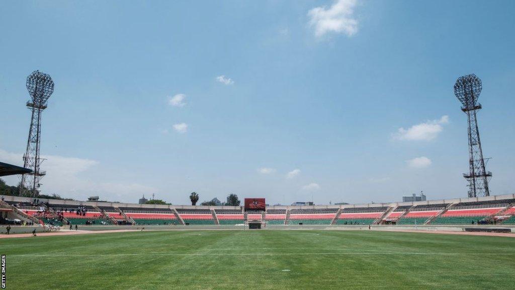 The Nyayo National Stadium in Kenya, where football tournament the Africa Cup of Nations 2027 will partly take place