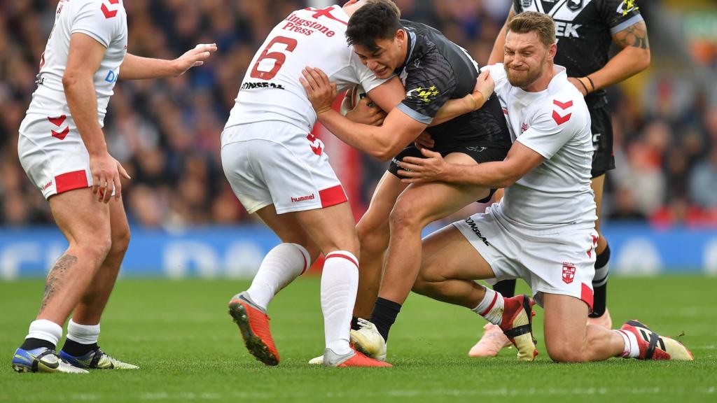 England v New Zealand second Test from Anfield BBC Sport