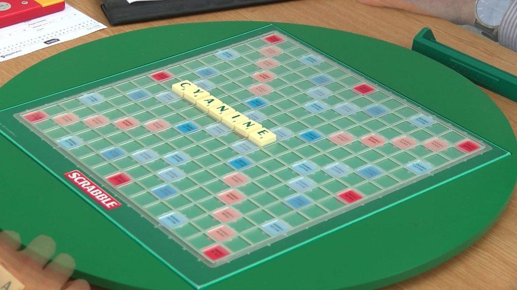 Scrabble board