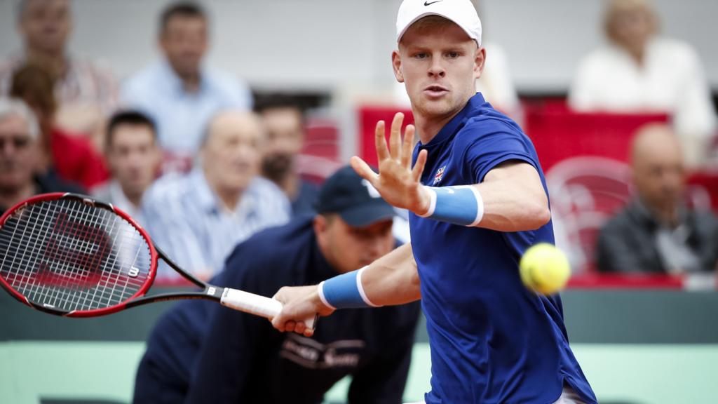 Kyle Edmund of Great Britain