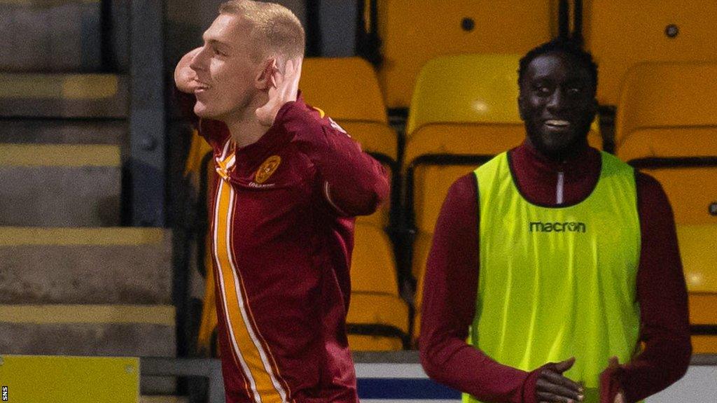 Motherwell's Mika Biereth takes the plaudits