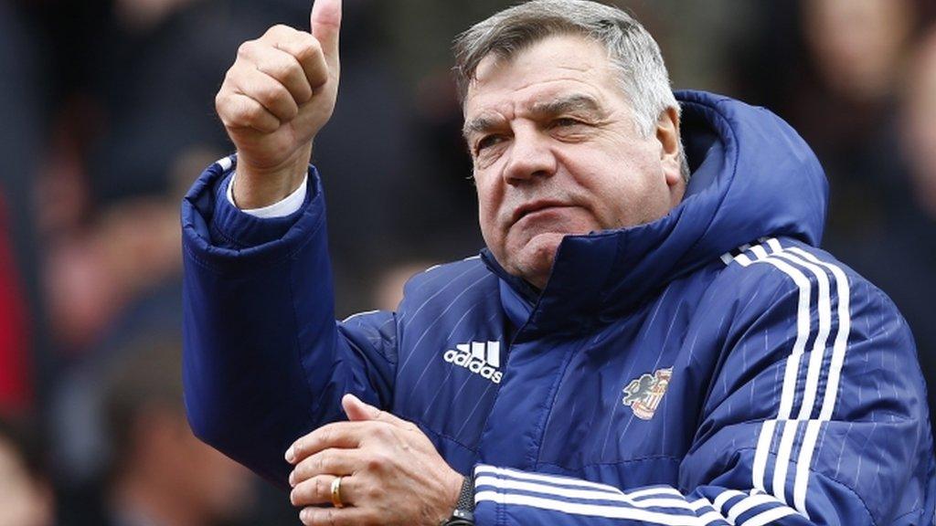 Sunderland manager Sam Allardyce