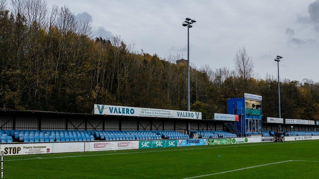 Haverfordwest's Bridge Meadow Stadium