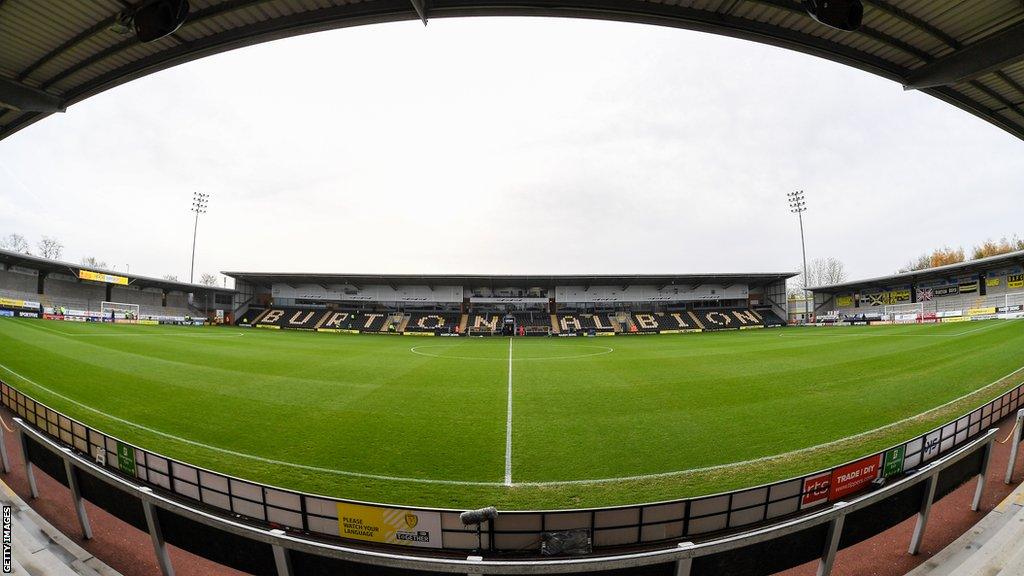 General view of Burton Albion's home ground