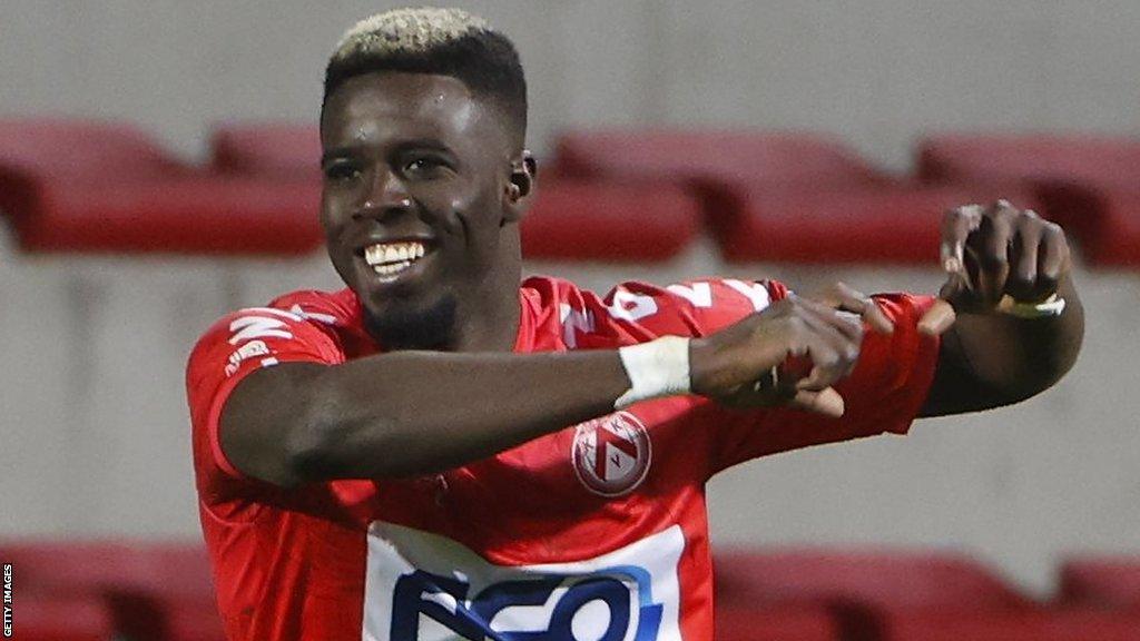 Pape Habib Gueye joins Aberdeen from KV Kortrijk in Belgium