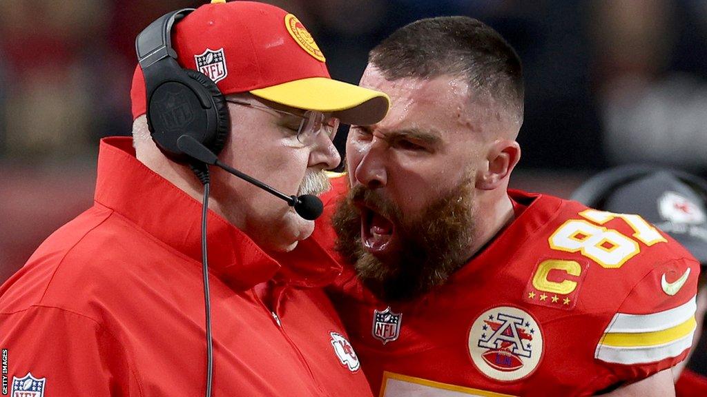 Andy Reid and Travis Kelce