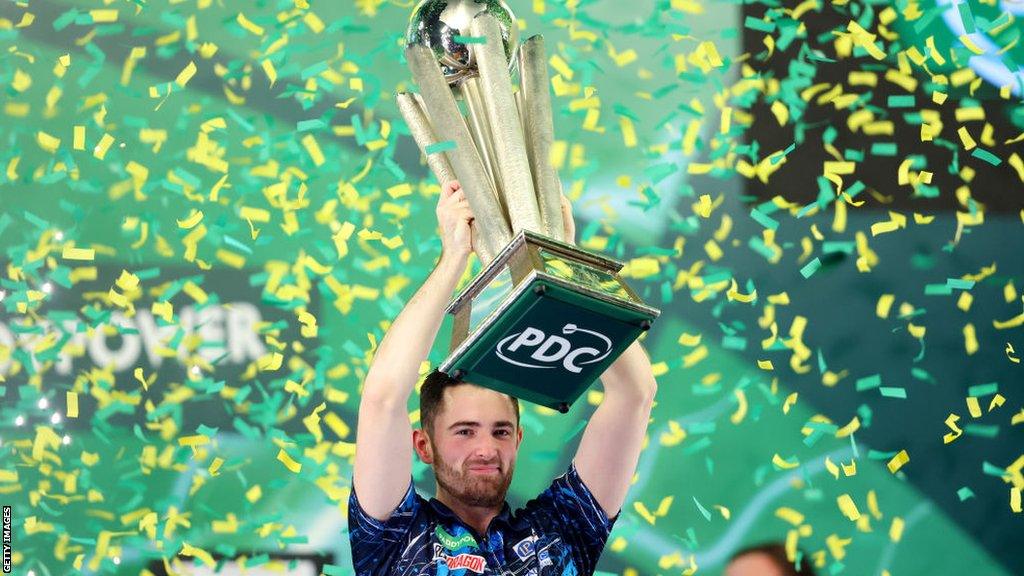 Luke Humphries was crowned PDC World Darts Champion for the first time in January 2024