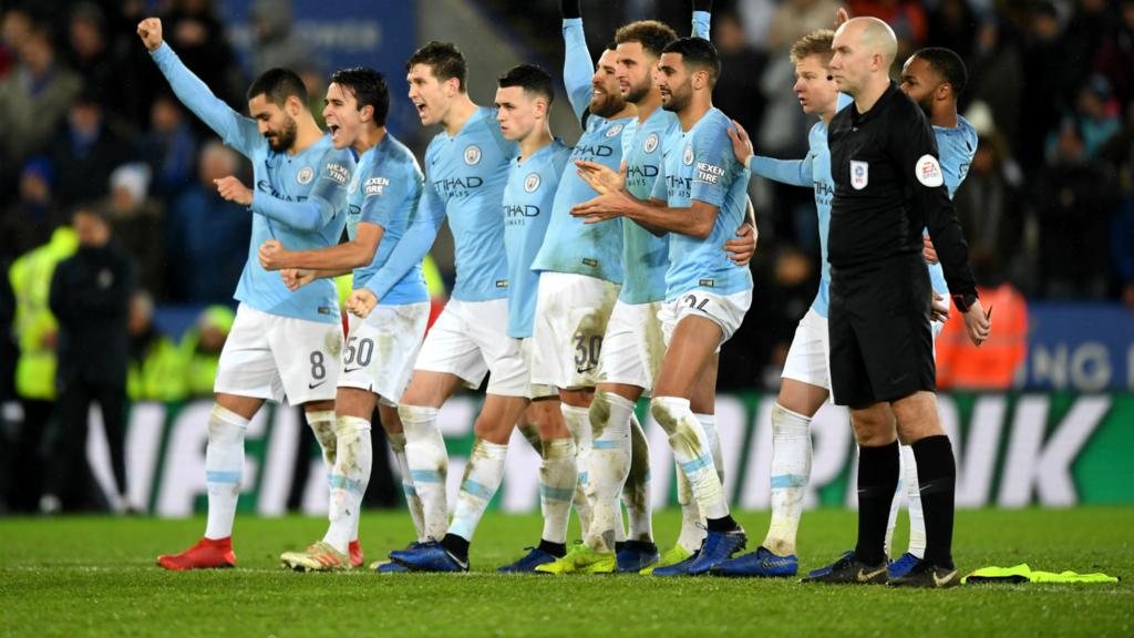 Manchester City celebrate