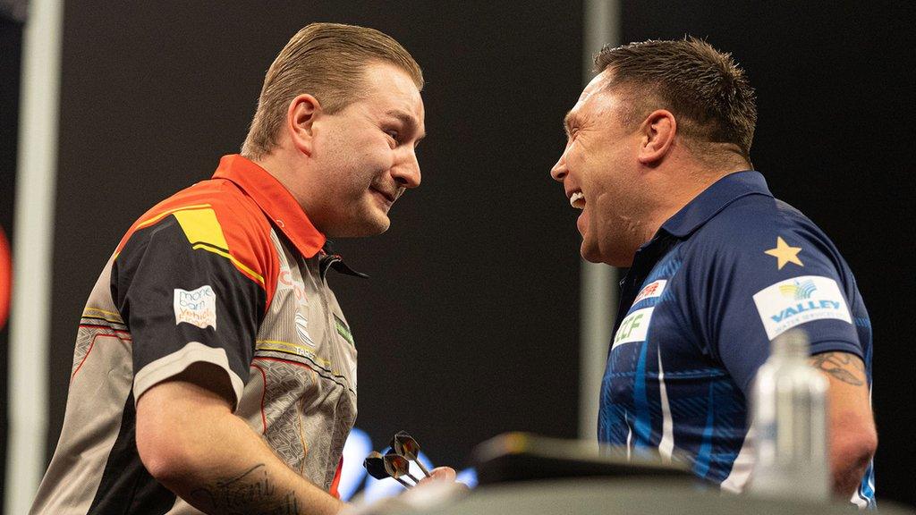 Dimitri Van den Bergh & Gerwyn Price