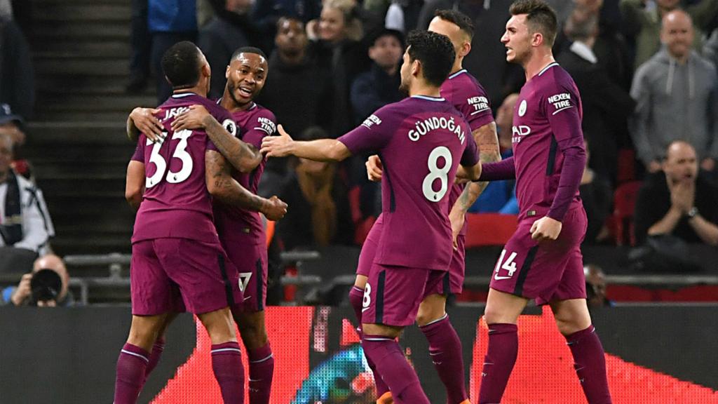 City celebrate third goal