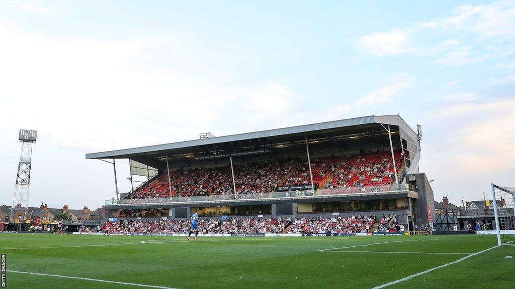 Blundell Park, home of Grimsby Town