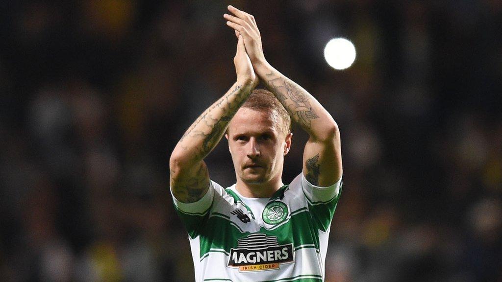 Celtic striker Leigh Griffiths