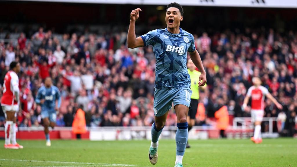 Ollie Watkins celebrates