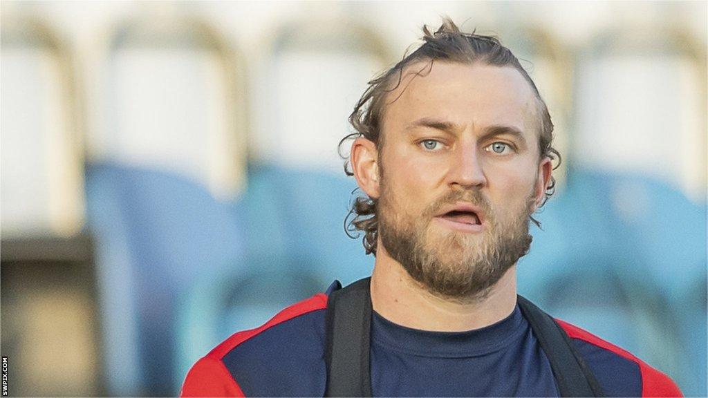 Chris Hankinson in action for Featherstone Rovers