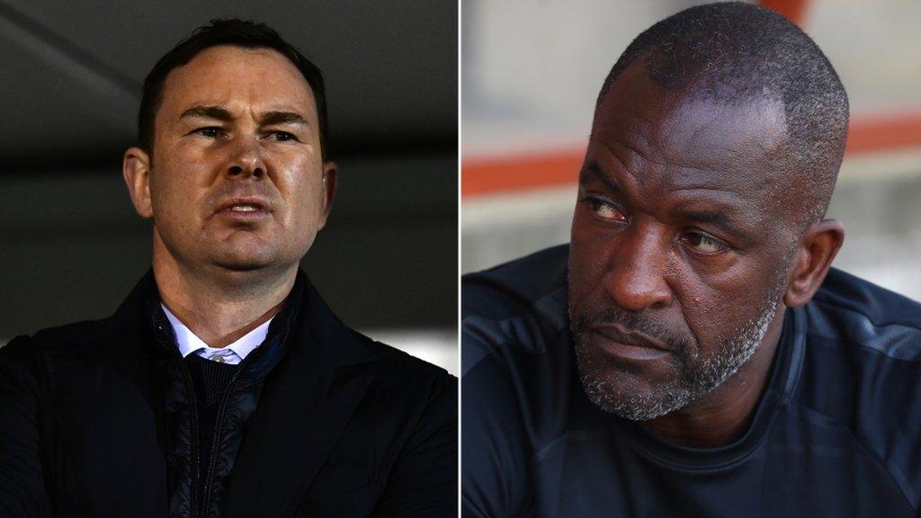 Derek Adams and Chris Powell