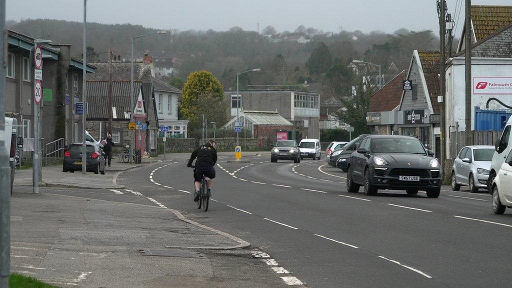 Commercial Road in Penryn