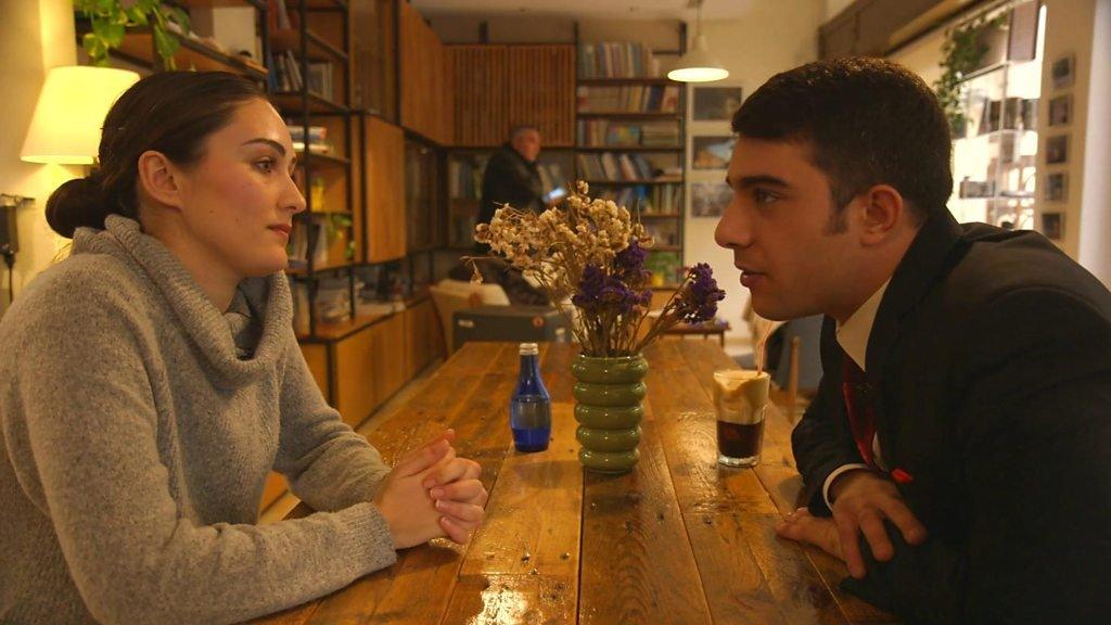 Cypriots at a table