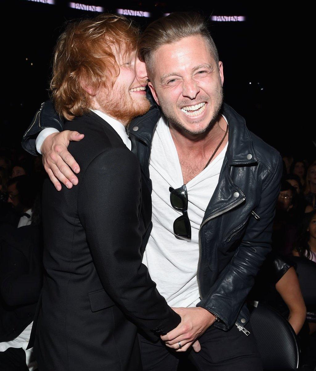 Ed Sheeran and Ryan Tedder