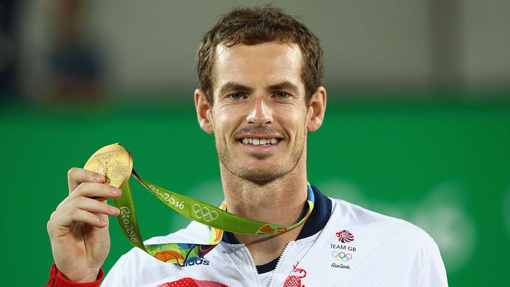 Andy Murray winning gold at Rio 2016