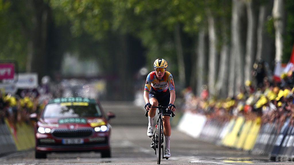 Lotte Kopecky at the Tour de France Femmes