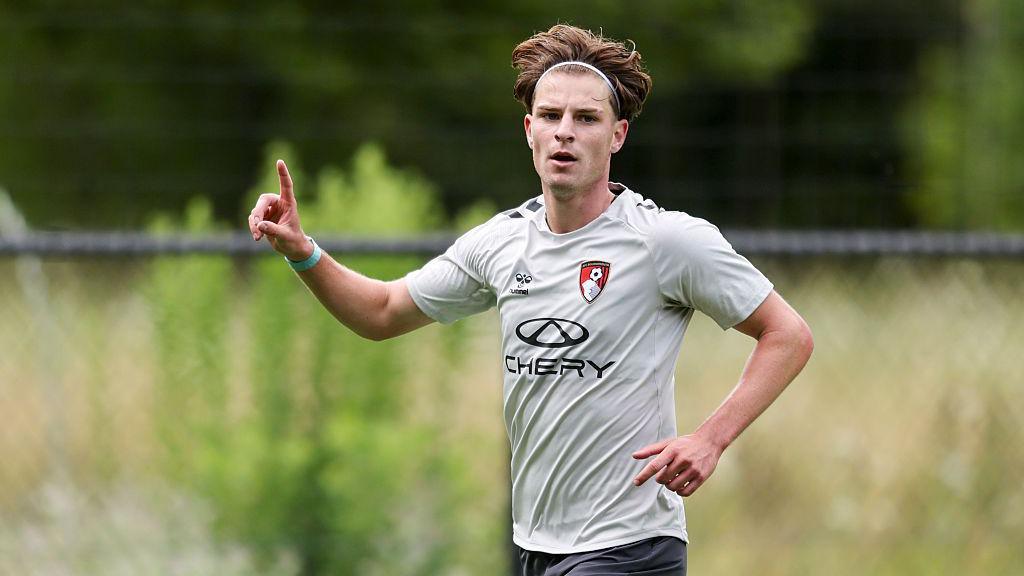 Alex Scott of Bournemouth during a pre-season training session