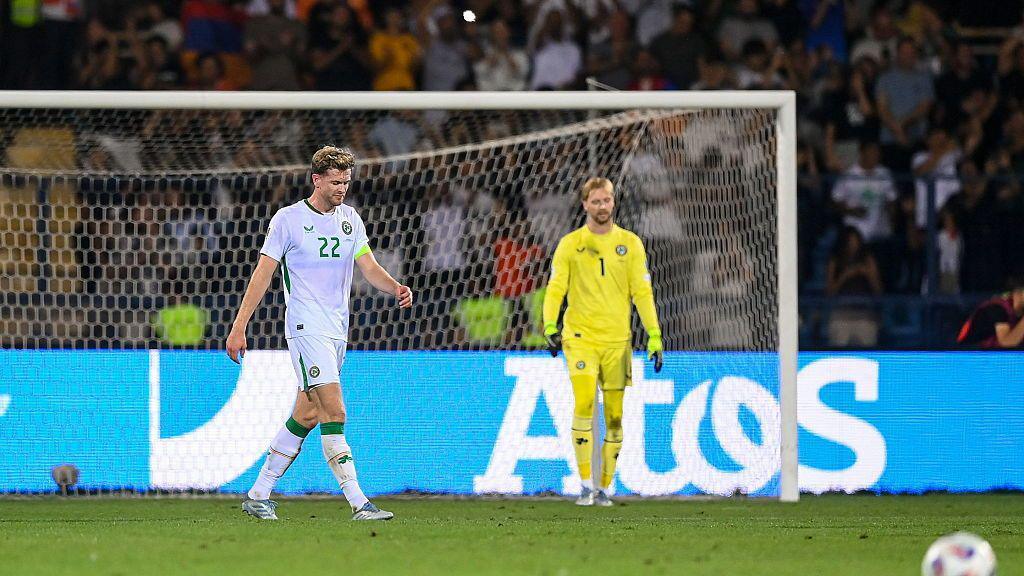 Nathan Collins dejected
