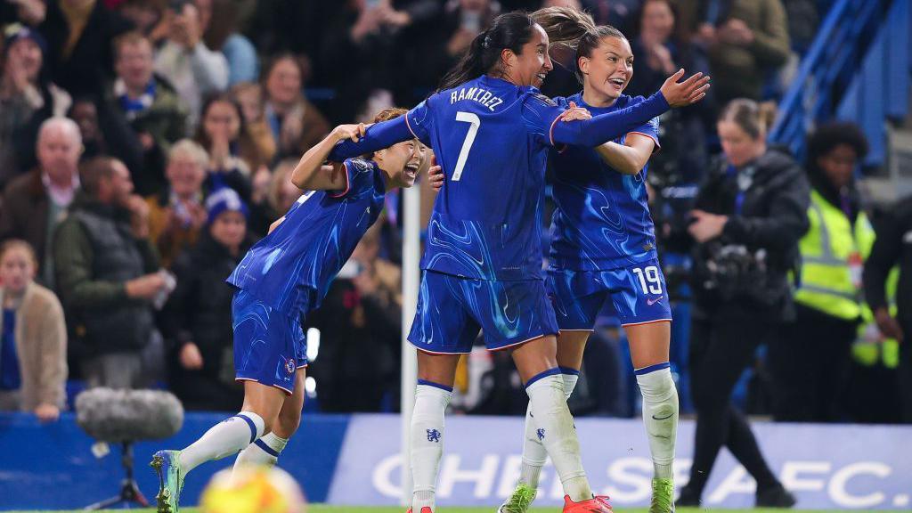 Chelsea celebrate