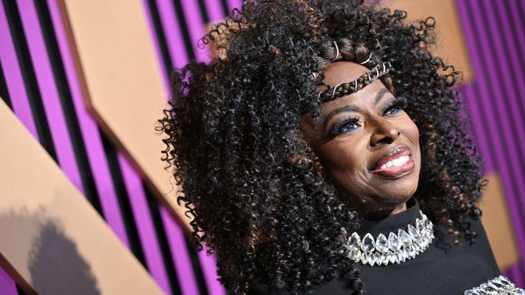 Angie Stone is photographed at an event 